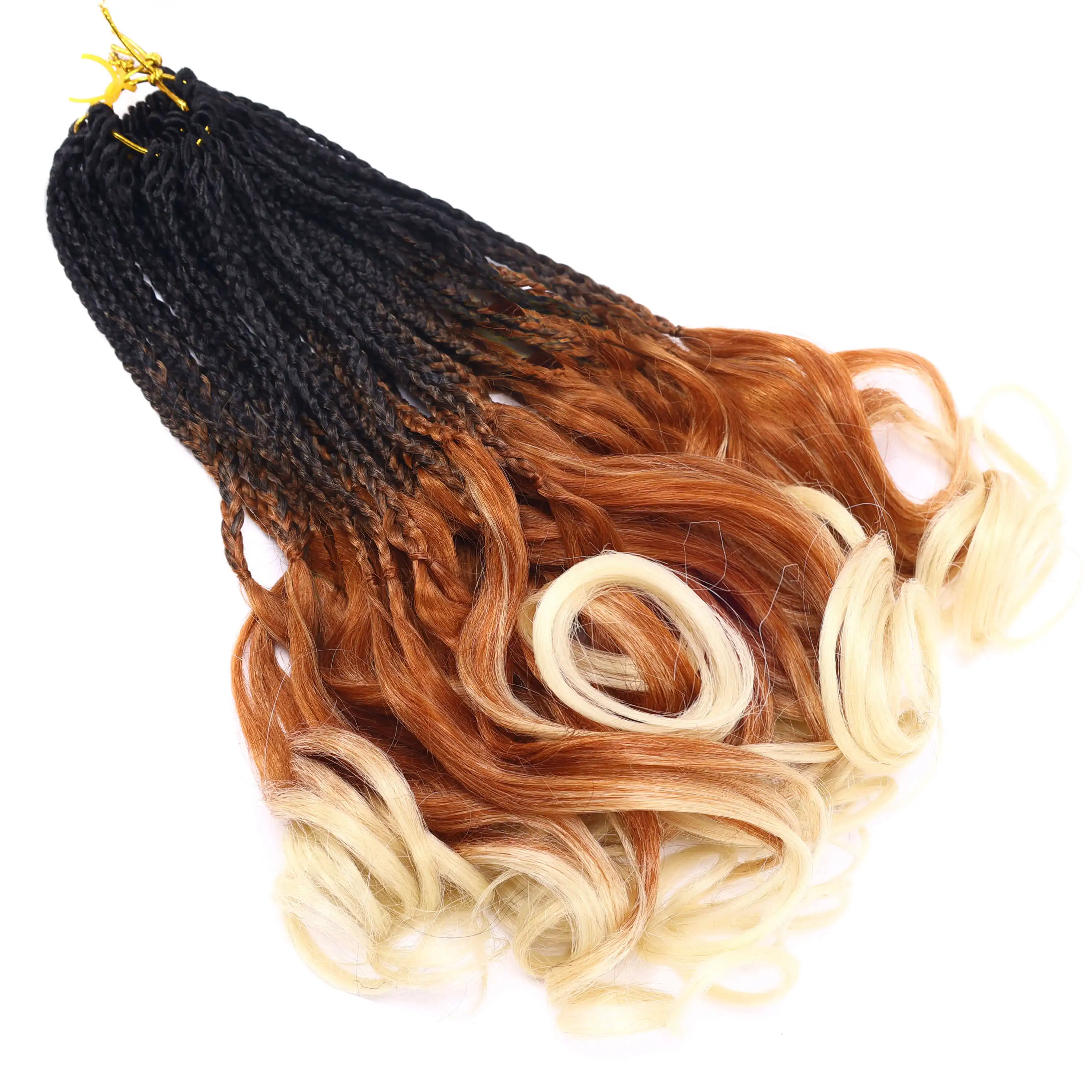 French-Curls-Synthetic-Goddess-Box-Braids-Crochet-Hair-Loose-Wave-Braiding-Extensions-Spiral-Curls-For-Black-3