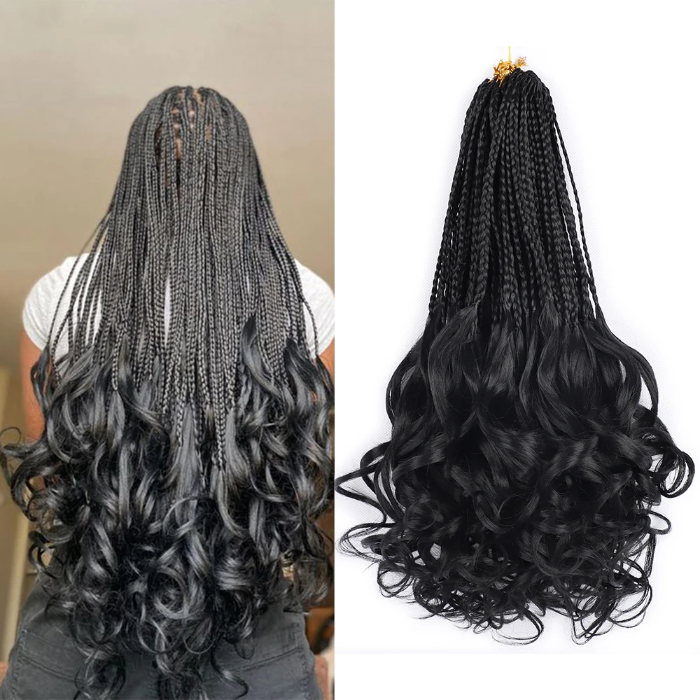 French-Curls-Synthetic-Goddess-Box-Braids-Crochet-Hair-Loose-Wave-Braiding-Extensions-Spiral-Curls-For-Black