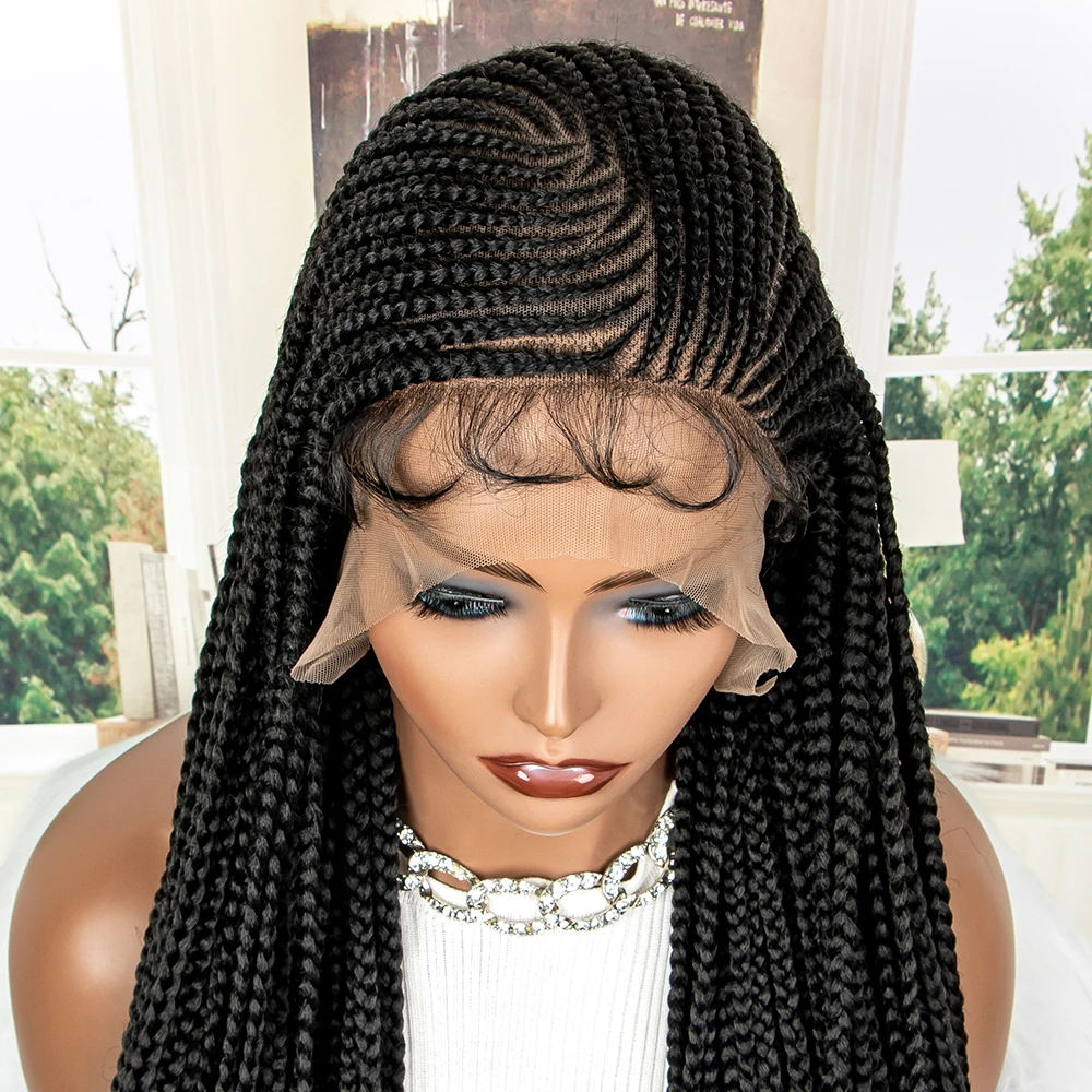 New-Arrival-Synthetic-Lace-Frontal-Braided-Wigs-for-Black-Women-34-Inches-13x6-Lace-Frontal-with-2